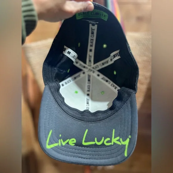 Black Clover Live Lucky Flour Leaf Clover Hat Small/Medium - Picture 2 of 6